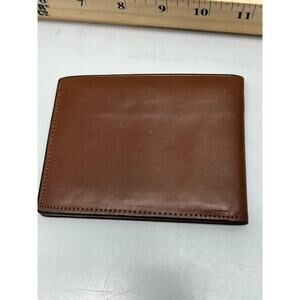 Prince Gardner Bifold Wallet Men's Dark Brown Cowhide Leather Credit Card Casual